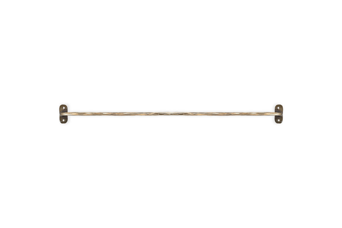 Olani Bathroom Hanging Rail - Antique Brass-Trade nkuku