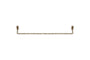 Olani Bathroom Hanging Rail - Antique Brass-Trade nkuku