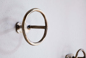 Olani Bathroom Hooks - Antique Brass - (Set of 3)