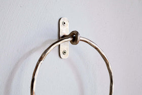 Olani Towel Ring - Antique Brass