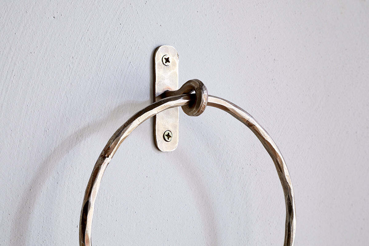 Olani Towel Ring - Antique Brass