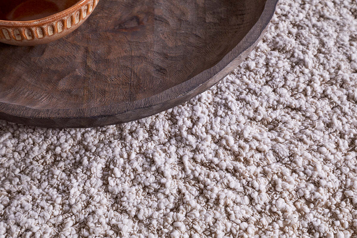 Otas Teddy Ottoman - Off White