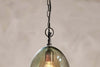 Otoro Recycled Glass Pendant - Green - Large Oval