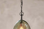 Otoro Recycled Glass Pendant - Green - Large Oval