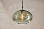 Otoro Recycled Glass Pendant - Green - Large Round