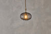 Otoro Recycled Glass Pendant - Smoke - Small Round