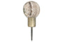 Paladi Marble & Iron Round Hook - Grey