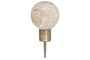 Paladi Marble & Iron Round Hook - Grey