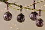 Patta Baubles - Burgundy - (Set of 4)