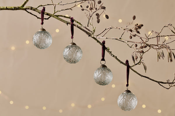 Patta Baubles - Clear - (Set of 4)