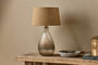 Palla Recycled Glass Table Lamp - Rustic Smoke