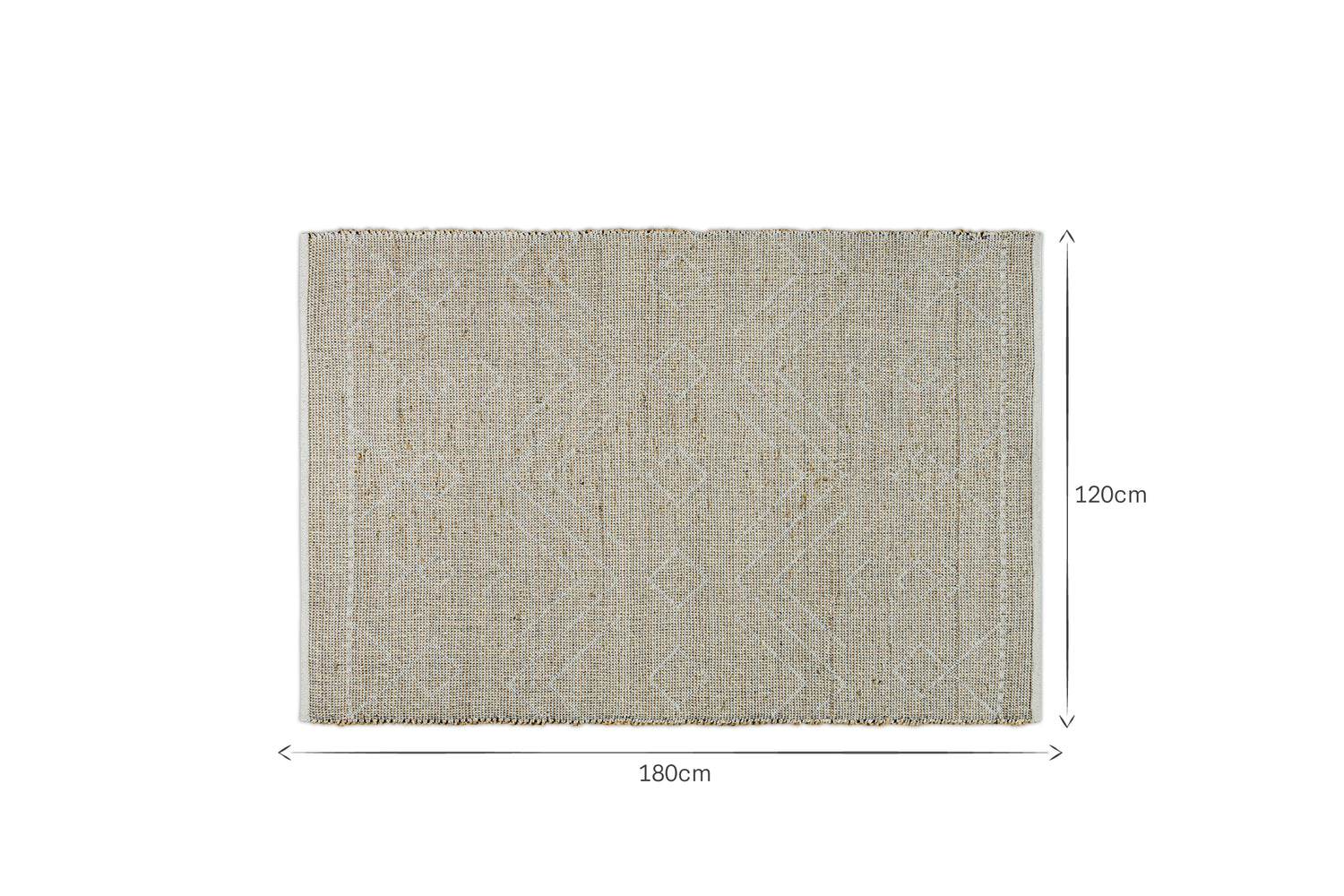 Prathal Cotton And Seagrass Rug - Natural & Black