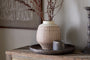 Perola Reactive Glaze Decorative Vase - Natural & Rust
