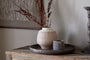 Perola Reactive Glaze Decorative Vase - Natural & Rust