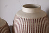 Perola Reactive Glaze Decorative Vase - Natural & Rust