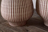 Perola Reactive Glaze Decorative Vase - Natural & Rust