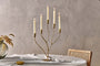 Palani Statement Candelabra - Antique Brass - Large