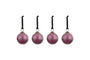 Pannee Round Baubles - Ruby (Set of 4)