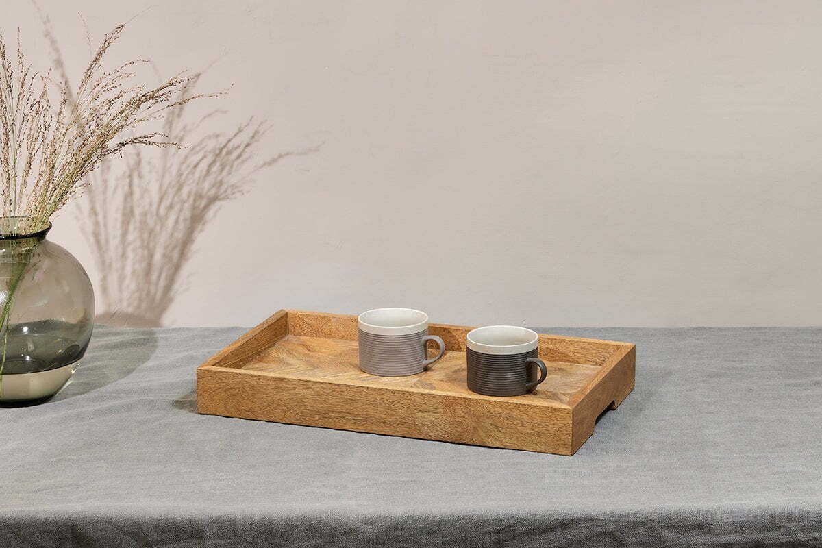 Pawi Mango Wood Breakfast Tray