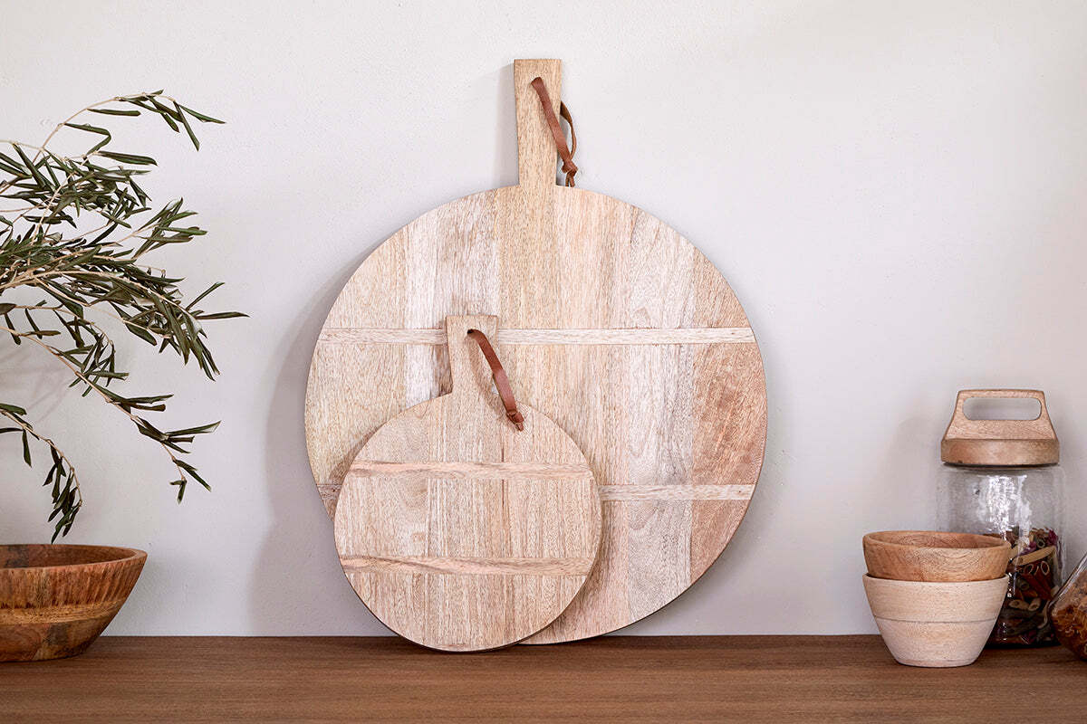Pijja Panelled Pizza Board - Natural