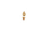 Poplar Leaf Brass Bottle Stopper