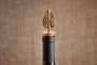 Poplar Leaf Brass Bottle Stopper
