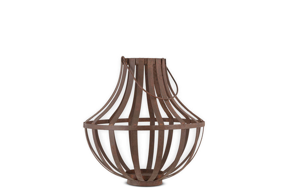 Pothos Large Lantern - Rust
