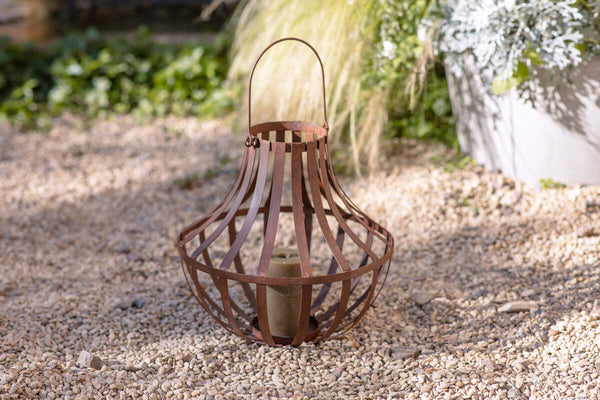 Pothos Large Lantern - Rust