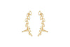 Pritee Ear Climbers - Gold