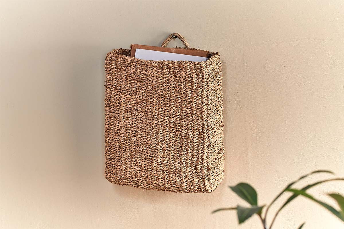 Putlar Seagrass Wall Hung Basket