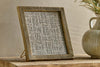 Ranoli Iron Etched Photoframe - Antique Brass