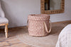 Renu Jute Laundry Basket - Rust & Natural-Trade nkuku