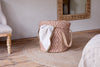 Renu Jute Laundry Basket - Rust & Natural-Trade nkuku