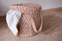 Renu Jute Laundry Basket - Rust & Natural-Trade nkuku