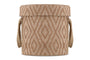 Renu Jute Laundry Basket - Rust & Natural-Trade nkuku