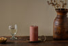 Rustic Soy Blend Pillar Candle - Rust - Small