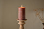 Rustic Soy Blend Pillar Candle - Rust - Large