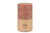 Rustic Soy Blend Pillar Candle - Rust - Large