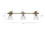 Rarni Ceiling Spotlight Bar - Antique Brass-Trade nkuku