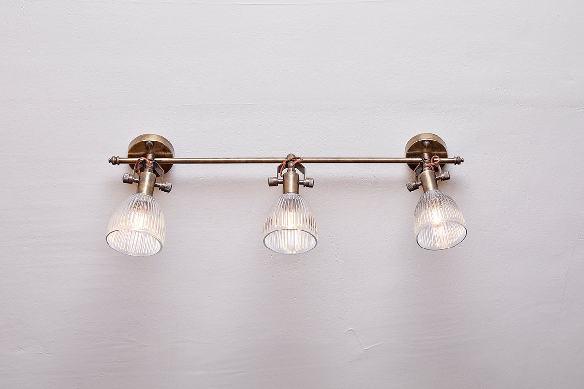 Rarni Ceiling Spotlight Bar - Antique Brass-Trade nkuku