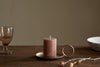 Rustic Soy Blend Mini Pillar Candle - Rust