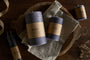 Rustic Soy Blend Mini Pillar Candle - Charcoal