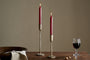 Rustic Soy Blend Dinner Candle - Dark Cherry (Set of 2)