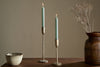 Rustic Soy Blend Dinner Candle - Sage Green (Set of 2)