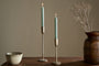 Rustic Soy Blend Dinner Candle - Sage Green (Set of 2)