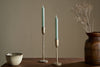 Rustic Soy Blend Dinner Candle - Sage Green (Set of 2)