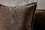 Renwal Velvet & Linen Cushion Cover - Brown