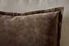 Renwal Velvet & Linen Cushion Cover - Brown