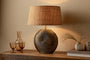 Ramvas Etched Table Lamp - Antique Brass