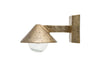 Rhya Outdoor Wall Lamp - Antique Brass-Trade nkuku